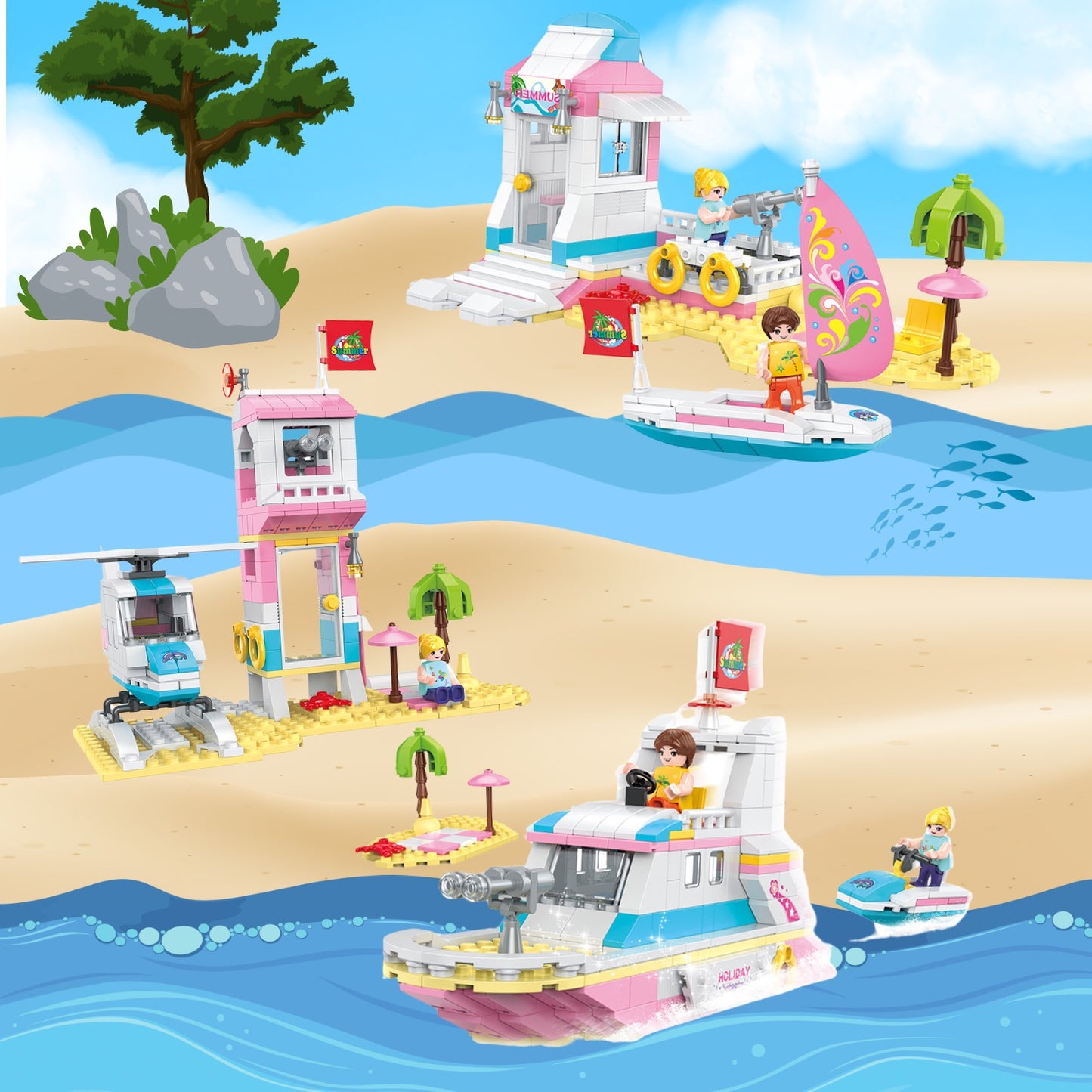 Beach Girl 351 PCS