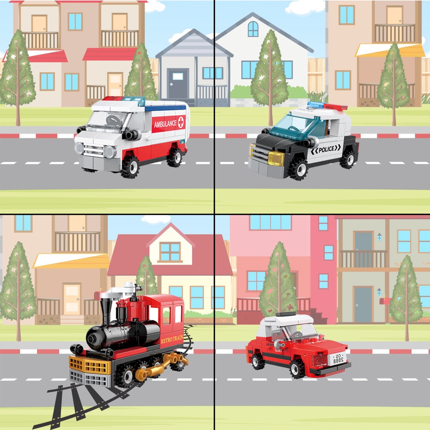 Neotown Building Blocks Set 723 pcs