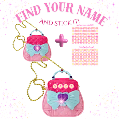 17-Piece Makeup Toy Set with Cosmetic Bag Pretend Play Toys for Girls 3+