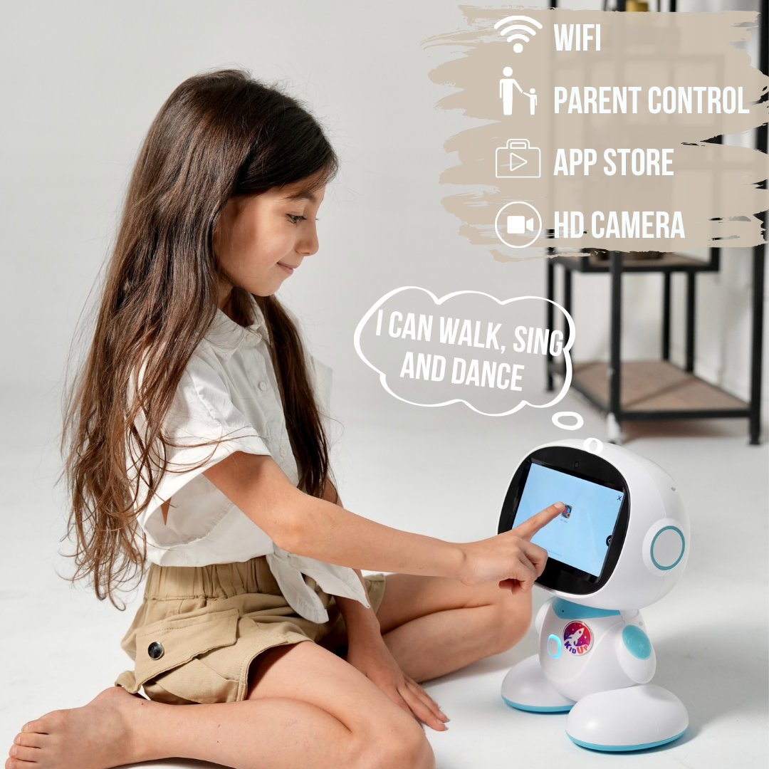 KIDUP R1: Smart AI Robot for Kids With ChatGPT (7-inch Touch Screen)