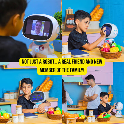KIDUP R1: Smart AI Robot for Kids With ChatGPT (7-inch Touch Screen)