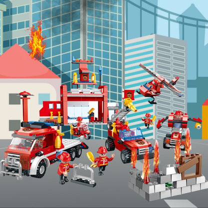 Fire Building Blocks Set 854 pcs
