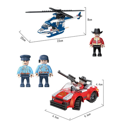 Police Building Blocks Set 229 pcs
